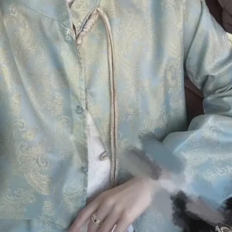 New 2024 Double-Sided Chinese Style Women's Embossed Jacquard Coat - Elegant, Fashionable, High-End Design for Mothers