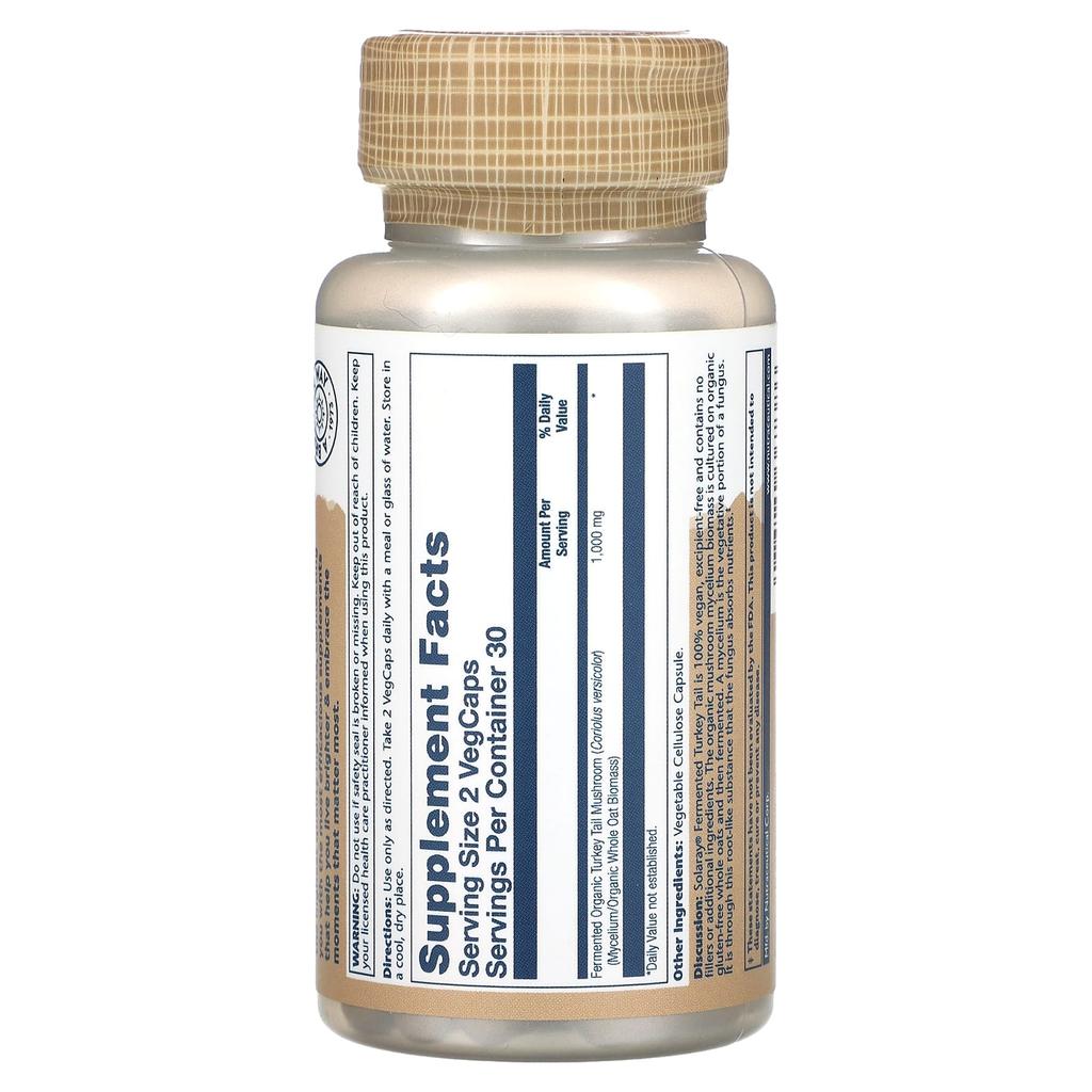 Fermentert skysopp, Vegetabilske kapsler 60 (500 mg per kapsel)