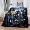 1pc Egyptian Cat Artwork blanket Soft and Warm for Sofa Office Camping Travel Livingroom Great Gift for Friends and Family Comfortable