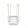 Adjustable Planter Insert for Pot Large Tall Pots Plant Riser with Chains Hooks Filler
