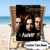 Custom Name Vampire Diaries Microfiber Beach Towel Super Soft & Absorbent for Bath, Beach, Travel  Bath Time Accessory, Fan Gifts
