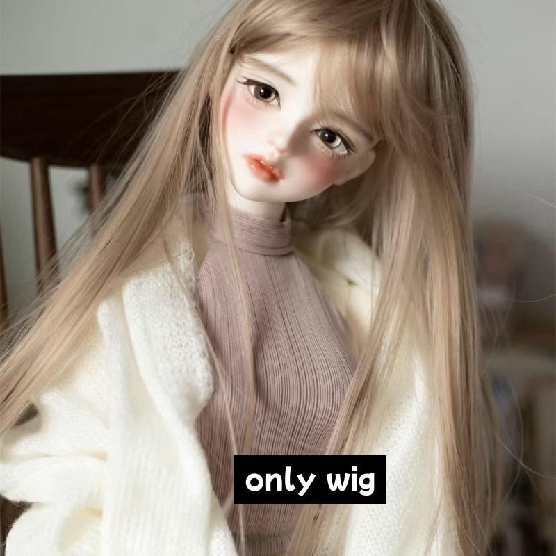 Bjd 1/6 Panenka Paruky Doplňky Pro 30Cm Bjd Panenky Krátké/Dlouhé Vlasy Vysokoteplotní Vlákno 30Cm Bjd Panenka Vlasy Paruky Vlasové Doplňky