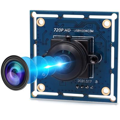 Cámara web ELP de 1 millón de píxeles con gran angular, sensor CMOS NT99141, minicámara USB de 720P con lente ojo de pez de 170 grados, cámara industrial, imagen UVC HD de 1 MP