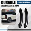 Mini Door Handle Covers: Carbon Fiber Texture, ABS Material, Outer Pull Style.