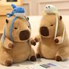 Animal Backpack Capybara Plush Toy Doll Animal Stuffed Capybara Doll  Children Toys