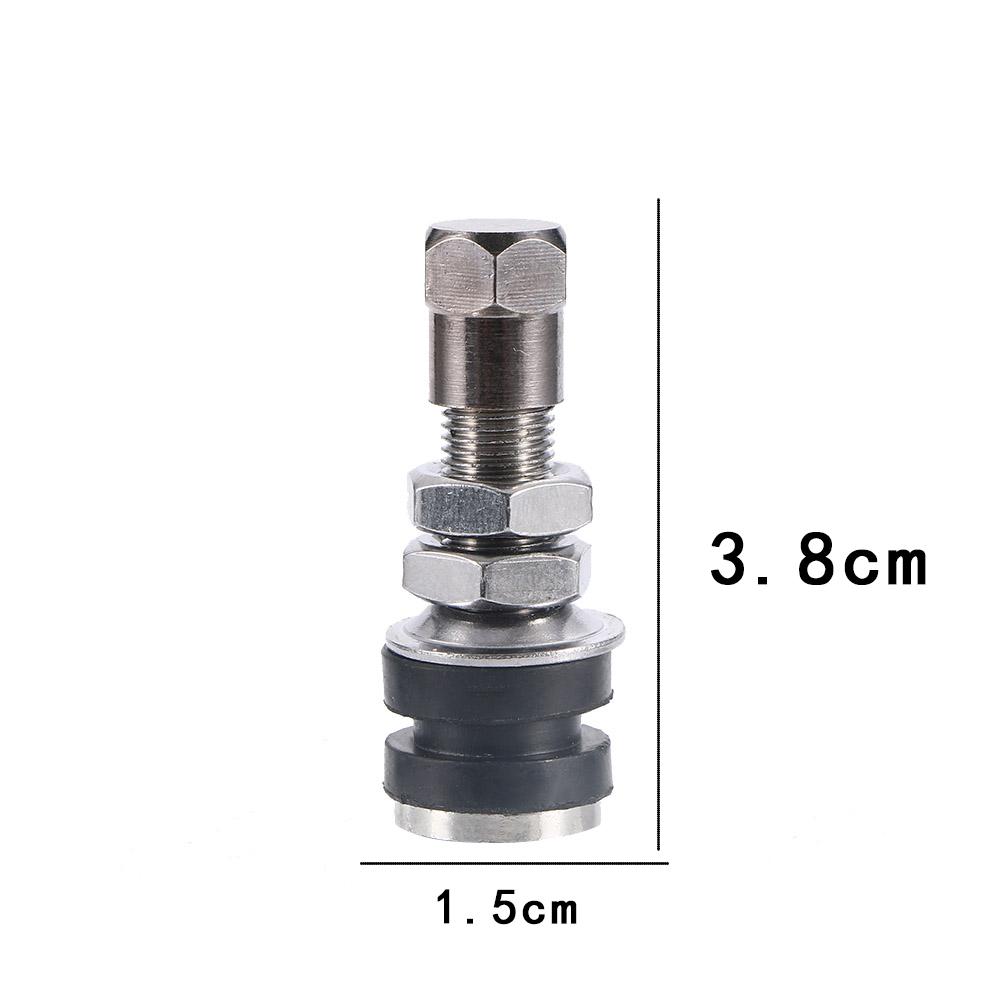 Universal Zinc Zinc Alloy+Rubber Tubeless Tyre Motorcycle Accessories Bicycle Tire Valve Auto Parts
