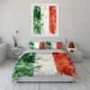 Italian Flag-inspired Watercolor Pattern. Bedding Sets Duvet Cover Sets Duvet Covers Pillowcases(1 * Duvet Cover 2 * Pillowcases Without Duvet Insert)