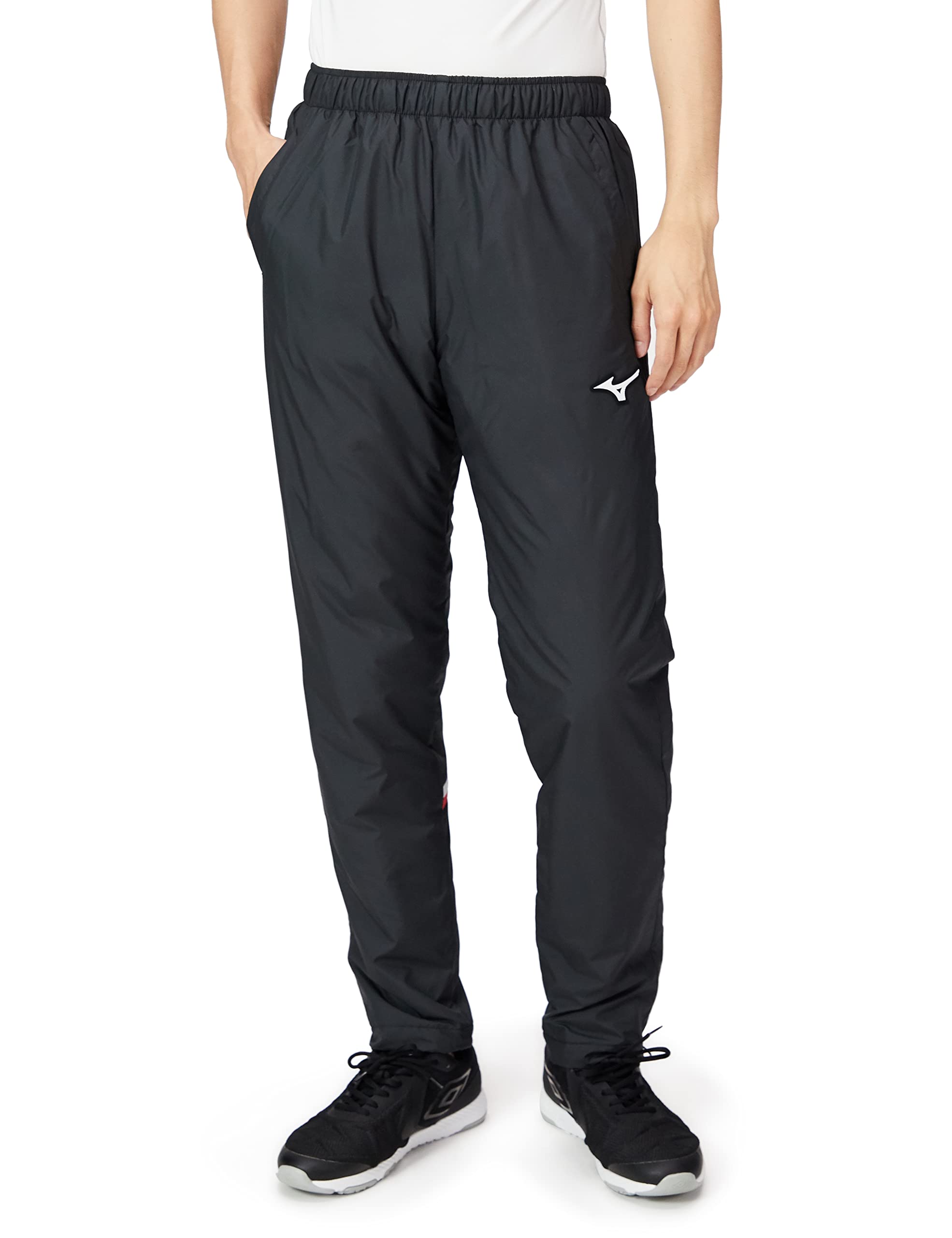 

Mizuno Morelia Утепленный разминочный костюм для футбола, размер 2XL, водоотталкивающие брюки, одежда, черный, (P2MF2501) чёрный