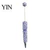 Luxury Faux Diamond Pen DIY Beadable Pen, Rhinestone Pearl Ballpoint Fancy Glitter Creative for Crafting, Student Stationery Office Writing