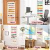 Vowcarol 9 Pocket Wall File Organizer, Magazine File Holder, Mail Organizer Wall Mount