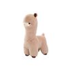 Brown Cute White Alpaca Cartoon Plush Toy Pillow For Kid Gift And Room Decor
