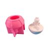 Animal Candlesticks Silicone Mould Cute Frog Candle Holder Concrete Resins Molds