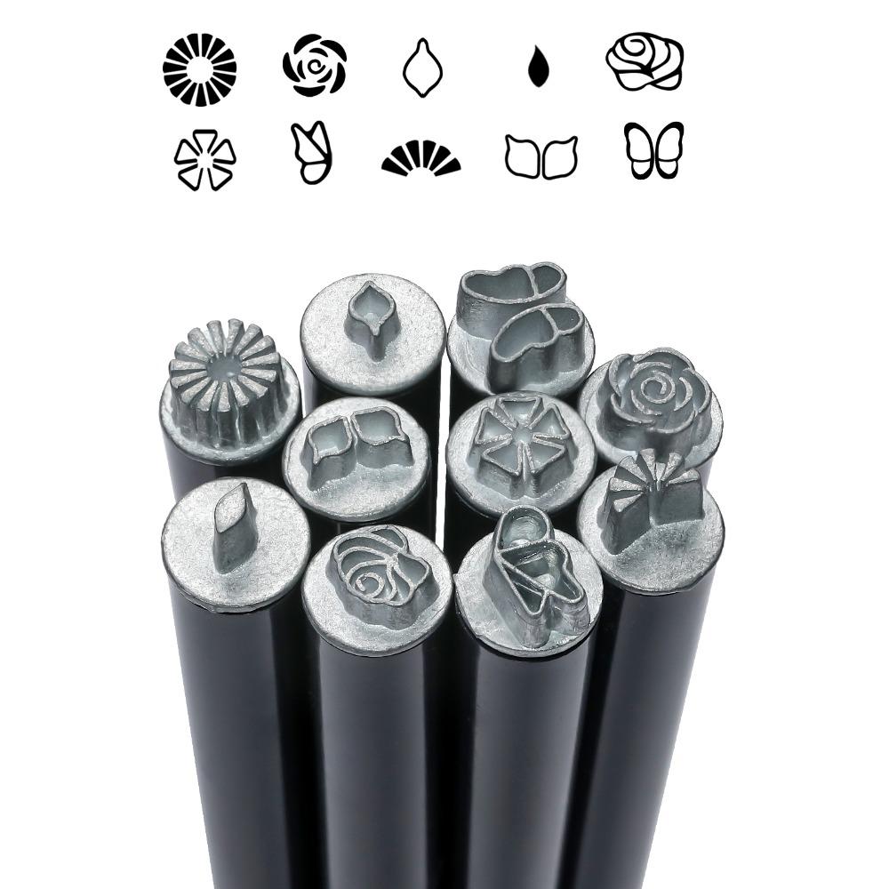 5/10/15Pcs Flower Butterfly Nail Art Stamp Pen Set Manicure Painting Drawing Templates  Nail Print