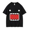 Epic Face Domo Kun European and American Fun and Funny Emoji Pattern Trendy Brand Short-sleeved T-shirt for Men and Women Tops