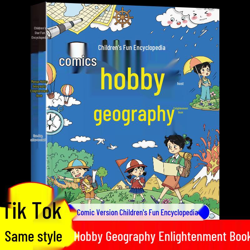 Encyclopédie amusante pour enfants en 4 volumes: Hobby Manga - Physique, Chimie, Géographie, Biologie