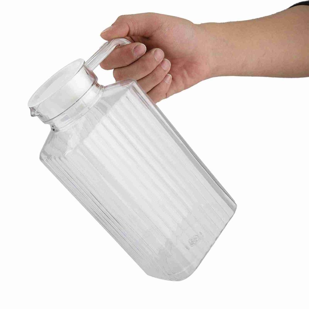 2000ml Acrylic Juice Bottle Acrylic Water Jug Reusable Transparent Juice Jug  Bar