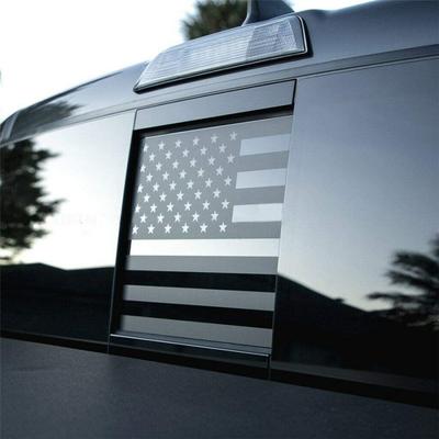Back Rear Middle Window American Flag Decal Sticker For Toyota Tacoma 2016-2022