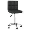 Día Y Noche - Día Y Noche Swivel Dining Chair Black Synthetic Leather