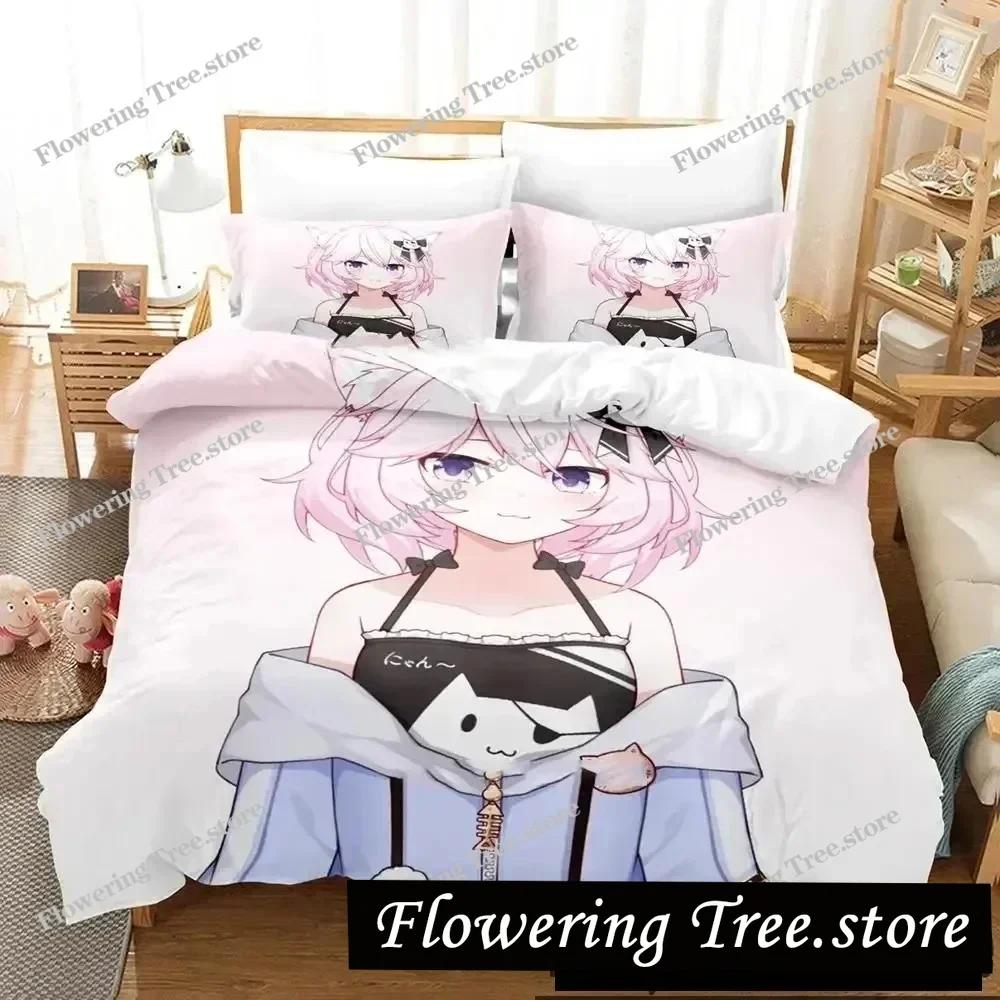 Anime Nyatasha Nyanners Bedding Set Boys Girls Twin Queen King Size Duvet Cover Pillowcase Bed boys Adult Home Textileextile