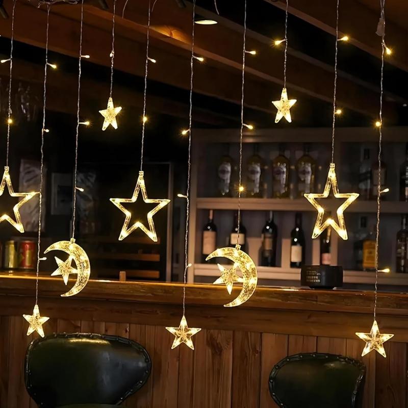 3.5m Ramadan Moon Star String Light Eid Mubarak LED Fairy Light Islamic Decor