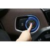 Blue Aluminum Ring Trim For BMW X3 G01 X4 G02 2018- One-Click Startup Button