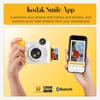 KODAK Smile+ 2-in-1 Digital Instant Print Camera & Wireless Bluetooth Photo Printer - 10MP, Special Effects Rotating Lens, Zink 2x3 Inch Adhesive Phot