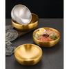Stainless Steel Bowl Double Layer Thickened Large Capacity Noodle Bowl for Cold Noodles Ramen Mixing Rice Soup Bowl