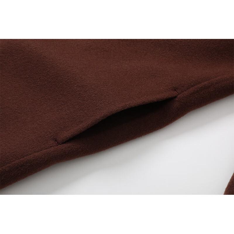 G·TENNA SMRA1931 Women's 100% Wool Lapel Coat