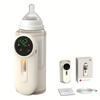USB Rechargeable Baby Bottle Warmer Digital Display Breastmilk Heating Sleeve  Outdoor
