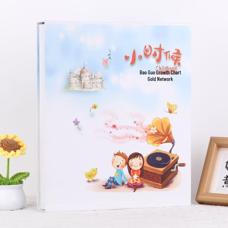 

Laminated Photo Album: Large Capacity for 5-8 inch Photos, Perfect for Baby, Couple, Family Memories No Box - Any 1 Book/No Design Specified