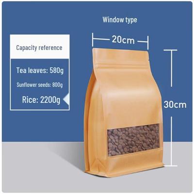 Self-Sealing Windowed Food Packaging Bags