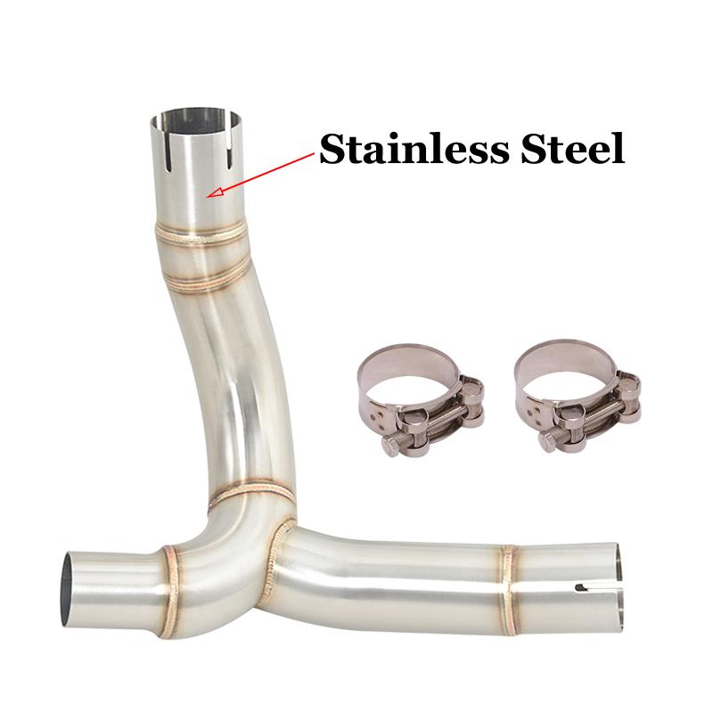 

Motorcycle Exhaust Escape Systems For Ducati Monster 950 2021 2022 2023 Middle Link Pipe Stainless Steel Connection Original Stainless Steel