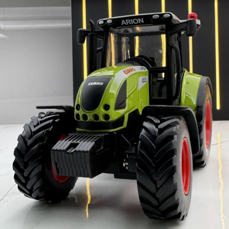 Metallo Pressofuso 1:32 Modello Trattore Agricolo Suono e Luce Bambini Ragazzi Giocattolo Auto Modello di Trasporto Collezione Voiture Miniature