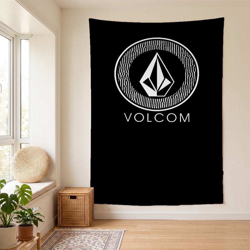 V-VOLCOM (1) Wall Tapestry Stylish Wall Hanging for Bedroom Living Room Dorm Nice Present for Family and Friends