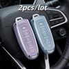 2pcs/lot Key FOB Cover Case Shell for Ford Escape Focus C Max Kuga Edge Explorer Taurus Car Key Case Covers