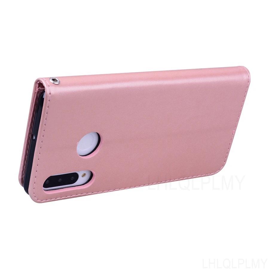 Rose Leather Wallet Flip Case For Huawei Honor 200 Smart X8C Mate 20 Pro 6X 7X 8X 8C 8A 10i 10 8S 9X 20S 9A 9C 9 10X Lite Cover
