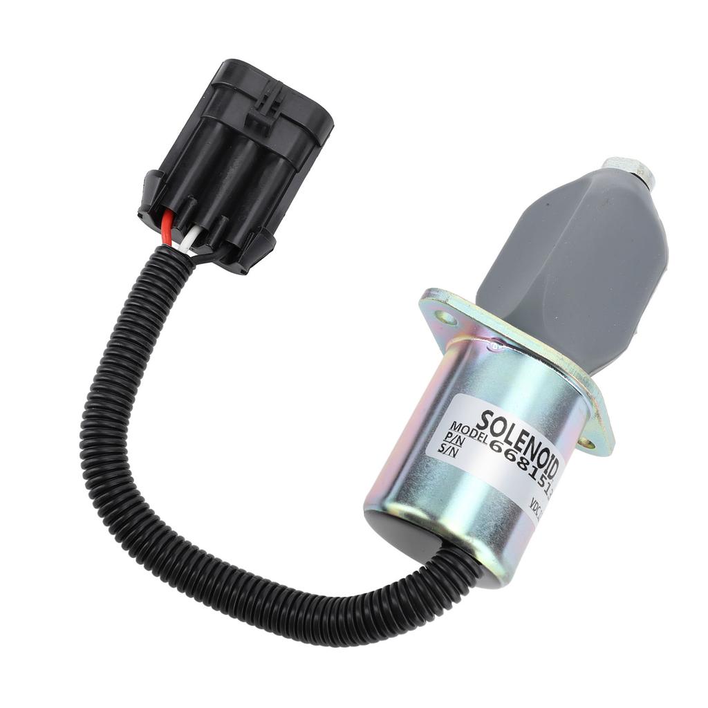 12V Fuel Shut Down Solenoid 6681513 Accurate Anti Interference Generator Fuel Cut Off Solenoid