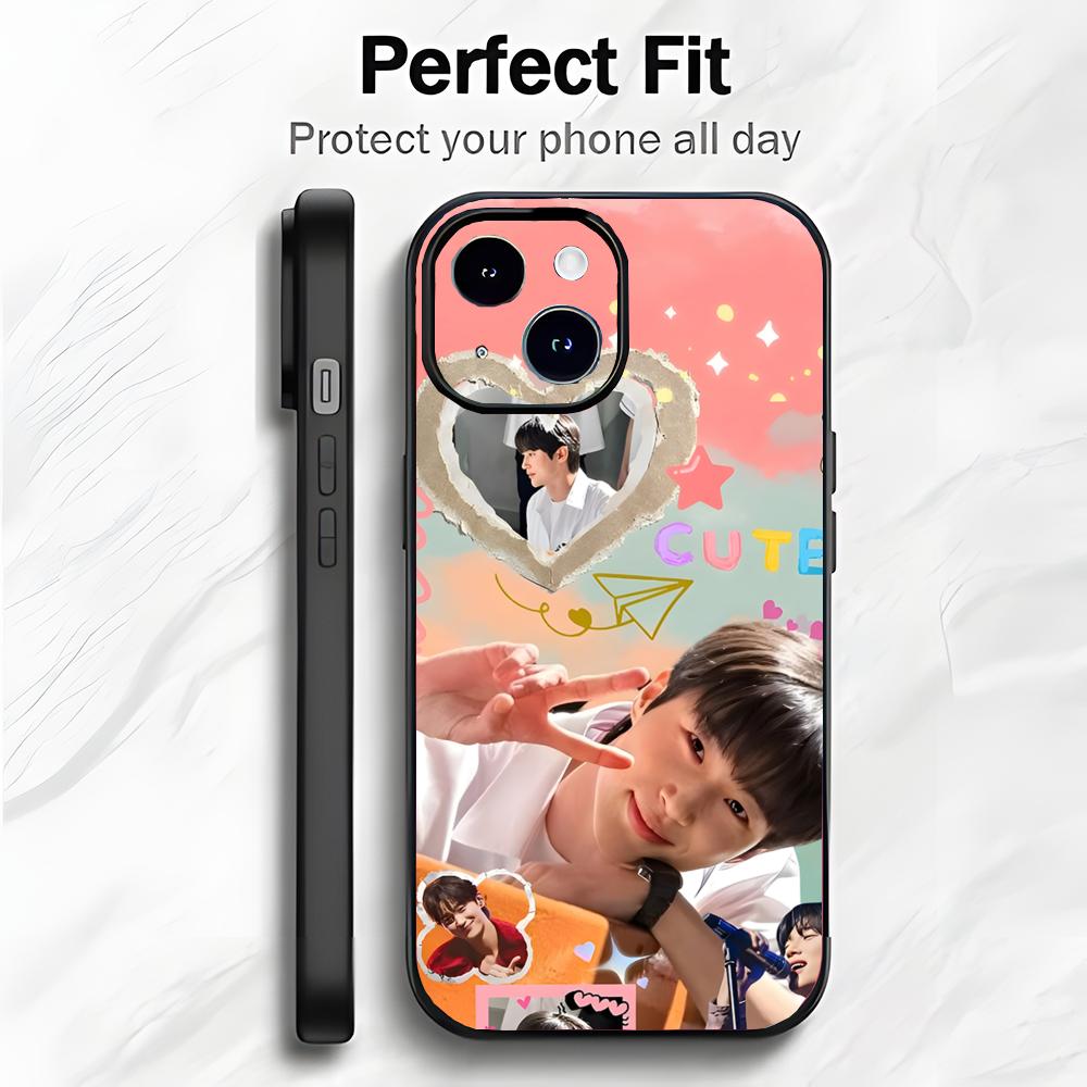 Bellissimo Attore Coreano B-Byeon Woo-seok Custodia per Telefono Custodia per Telefono Imballaggio Morbido Leggera Per iPhone17 16 15 14 13ProMax