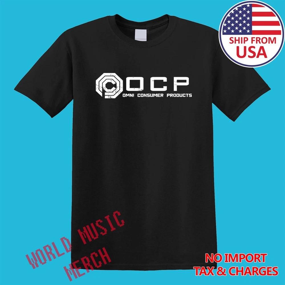 OCP Omni Consumer Products Robot Police Cop Men s Black Size S-5XL 2XL
