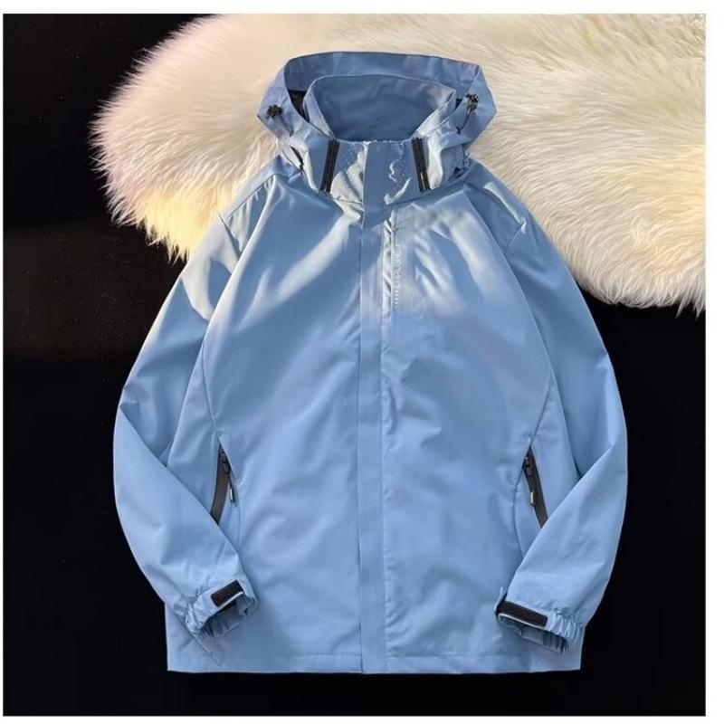 

Мужская куртка больших размеров для активного отдыха, ветрозащитная, водонепроницаемая, для альпинизма 4XL светло-синий