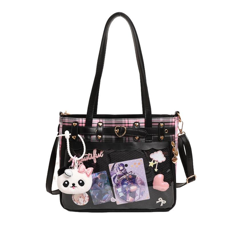 2025 New Japanese Manga Wind Disease Pain Bag Women's Fashion Shoulder Messenger Bag Large Capacity Freya Pain Bag Women