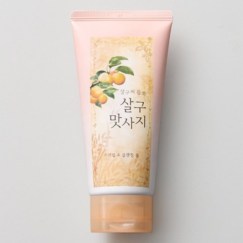 ON THE BODY Debong Apricot Massage Scrub & Cleansing Foam 120g