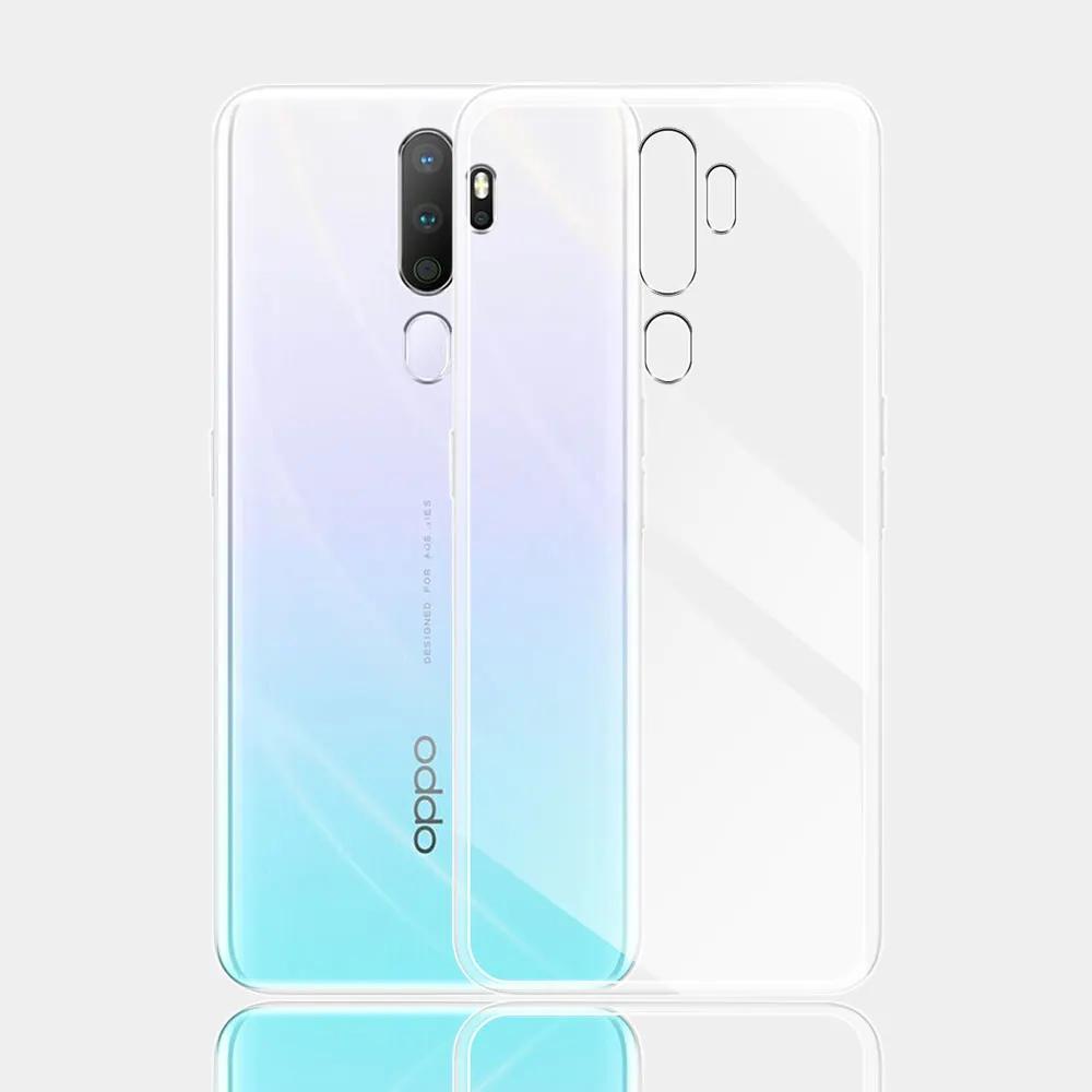 For OPPO A5 2020 Case Clear Silicone Soft TPU Phone Case Cover For Oppo AX5S A X5s Funda For OPPO A5S AX5S Transparent Coque