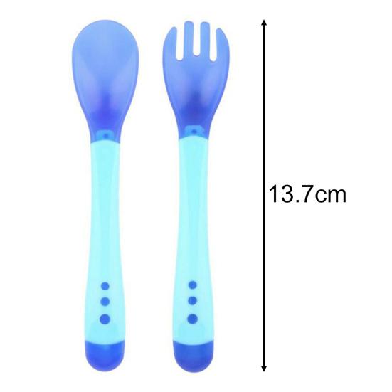 Smart Baby Suction Cup Training Feeding Bowl + Spoon + Fork Tableware Set