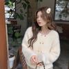 Cardigan Female Soft Glutinous Imitation Mink Fleece Short Cardigan Knitted Sweater Small Fragrance Sweater Women Autumn Coat
