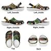 Allover Printed EVA Clogs Men Women Lightweight Breathable Slip On Casual Shoes Soft Sole Summer Sandals Daily Comfort Wear