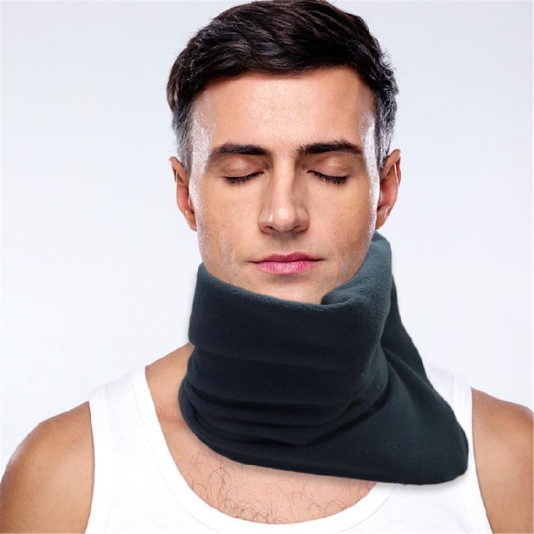 Breathable Fleece Fabric Travel Neck Rest Pillow With ABS Frame Lightweight Portable For Students Professionals