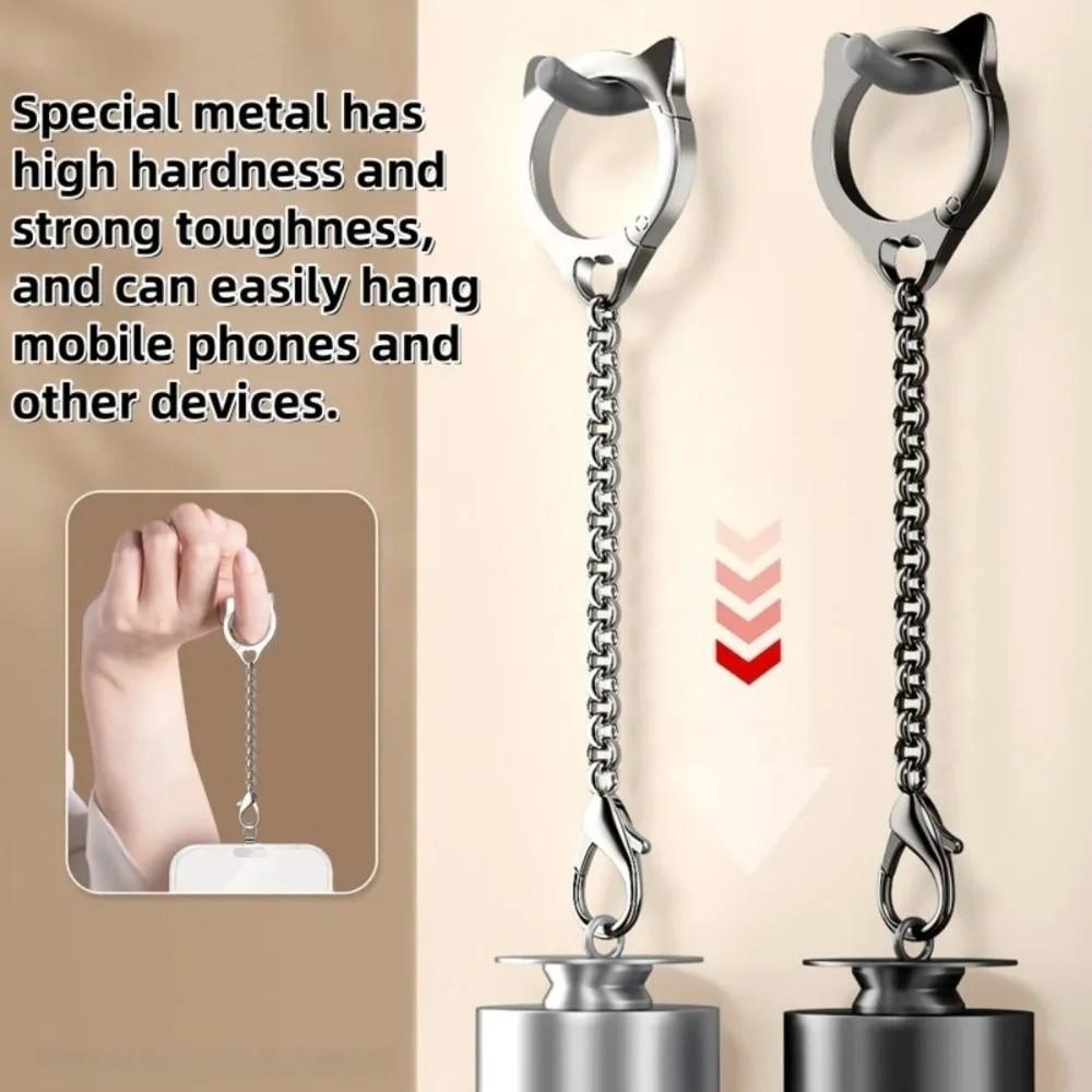 Ring Buckle Mobile Phone Hanging Rope Metal Chain Mobile Phone Lanyard New Year Gift