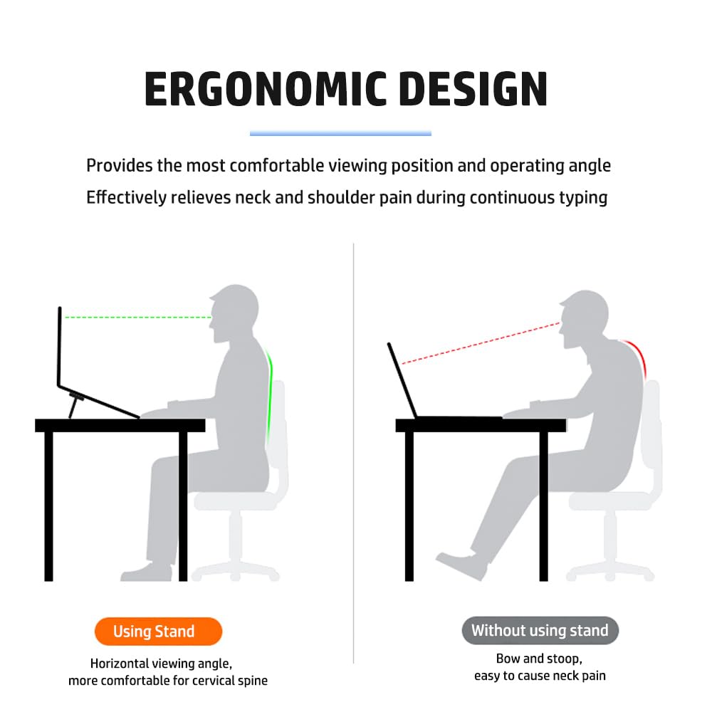 2 pièces Support d'ordinateur portable pliable miniature, Support invisible en alliage de zinc pour ordinateur portable, Angle réglable Auto-adhésif Élévateur de clavier pour bureau
