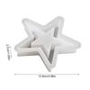 Star Candle Mold Moulds Ornament Decoration Christmas Silicone Molds For Baking Candy Making Tree Ornament Soap Cake Holiday